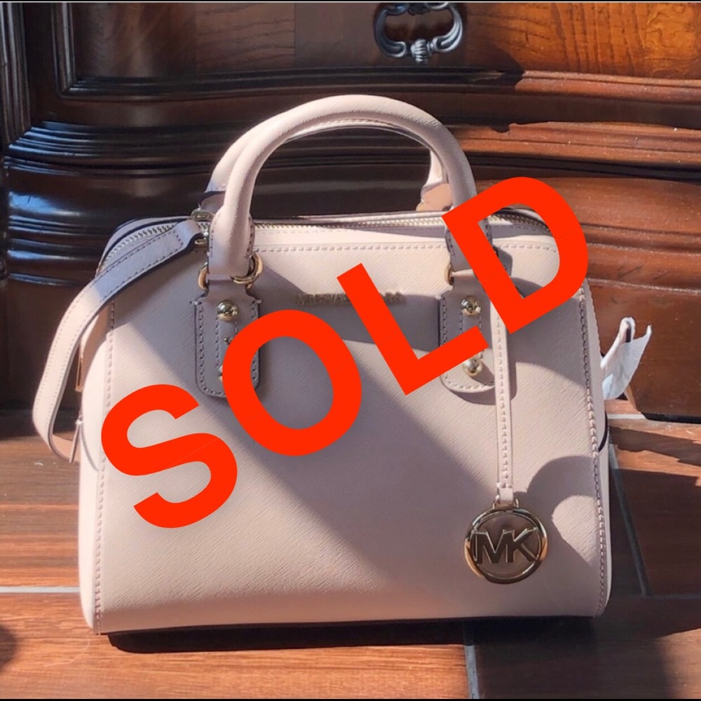 SOLD Michael Kors Sandrine Ballet Leather Satchel